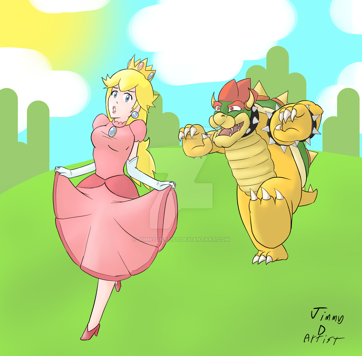 bowser and peach porn - lily adams bbc camel toe up close