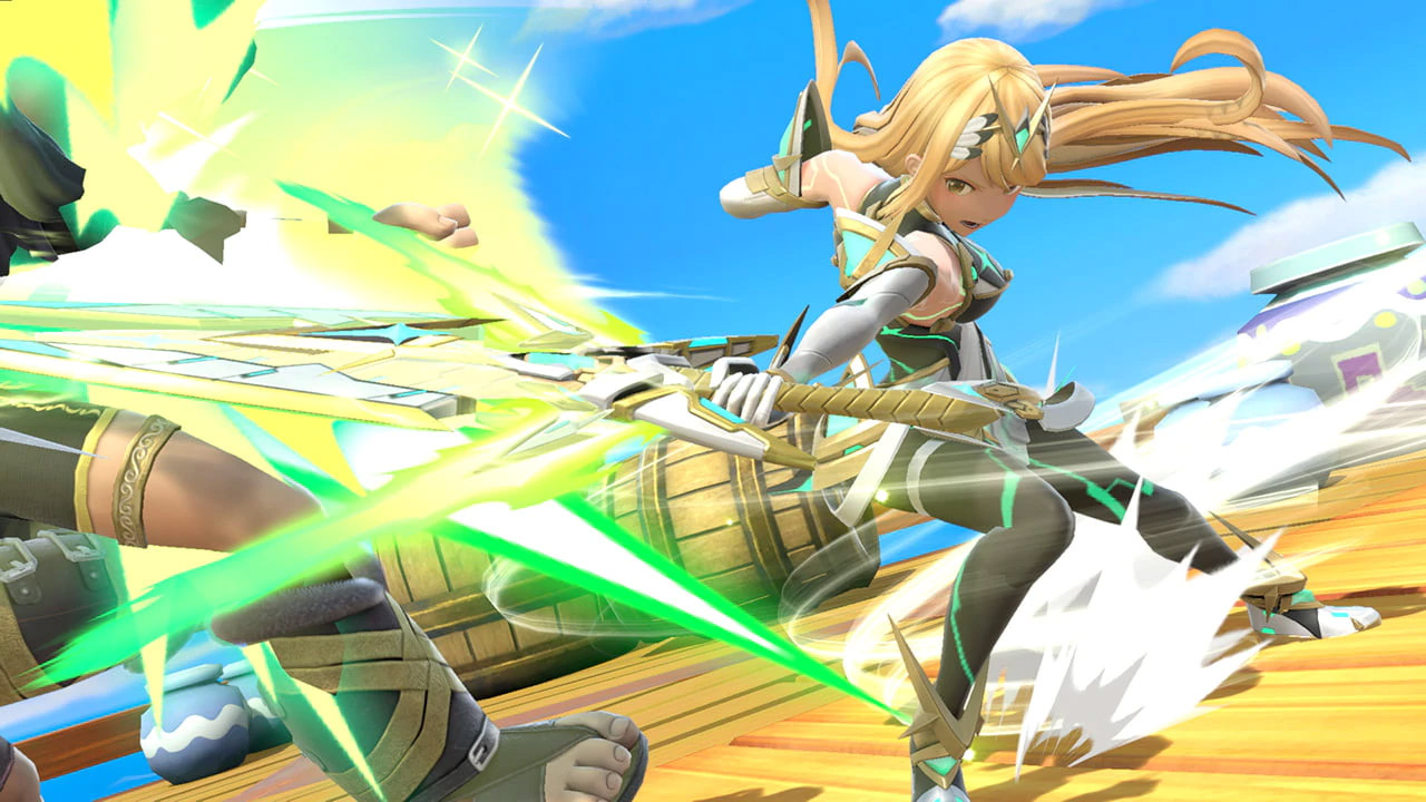 pyra and mythra porn - tiny puffies massive tits jiggle