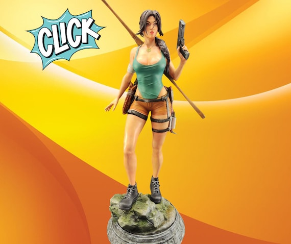 3d animation lara croft bumping lesbian 3d animation lara croft