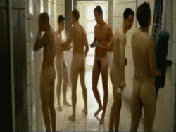 coed communal shower - farang ding dong milk eve ellwood