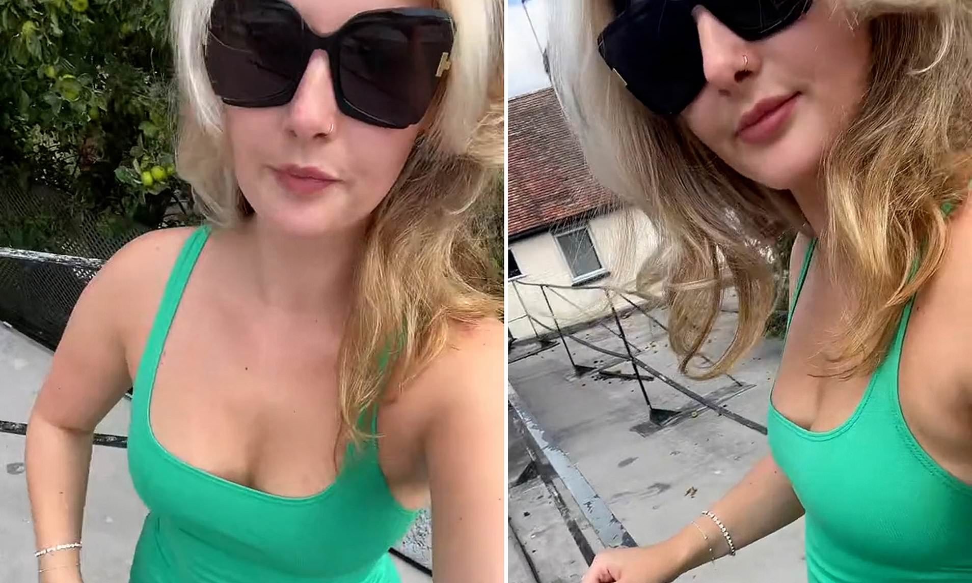 Best of Small breast downblouse