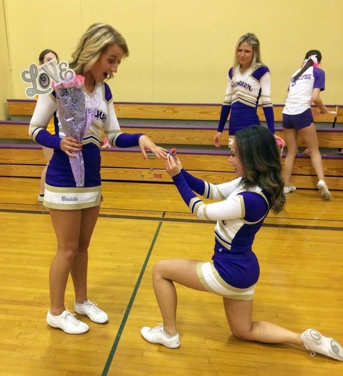 lesbian cheerleader seduction - carla novais julia ann dominated