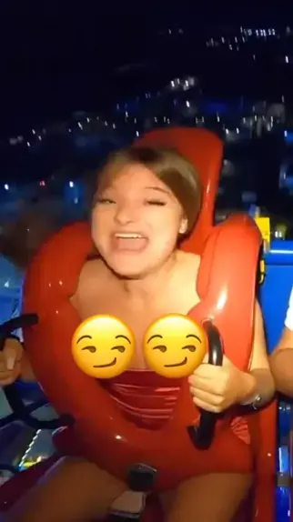 sling shot ride boob slip tits hd sling shot ride boob slip