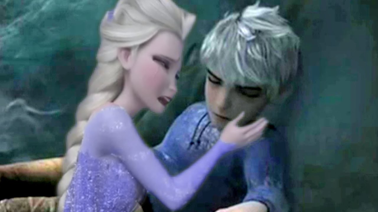 Best of Elsa and jack frost kissing