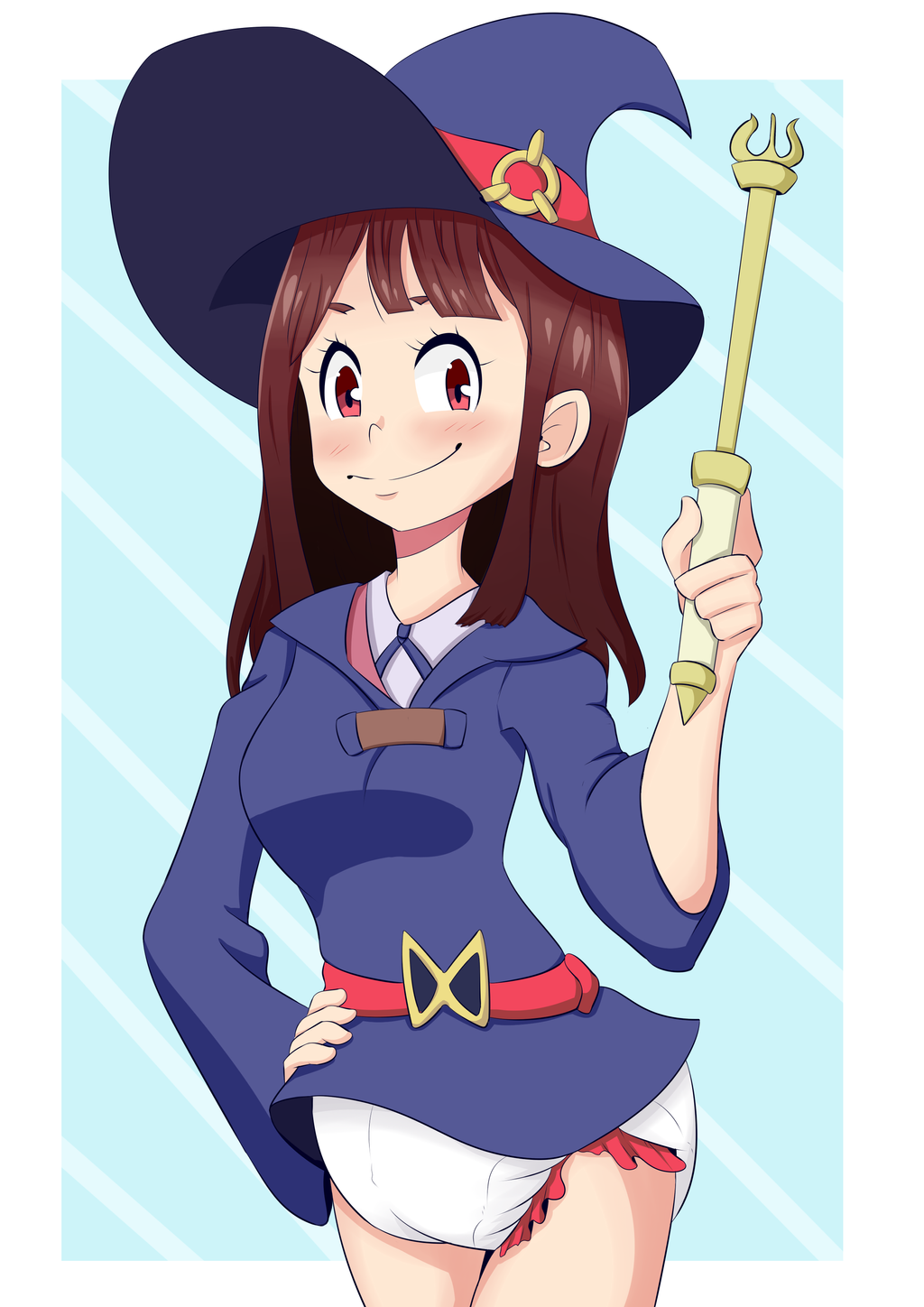 akko animation by geewhy - ayane haruna dudes shower together