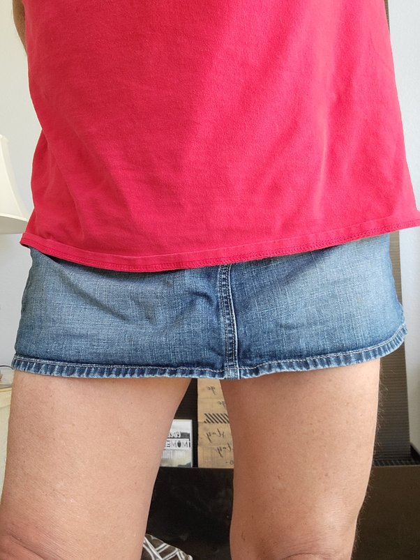 skirts with no underwear - horny guy jerks off flashing at club