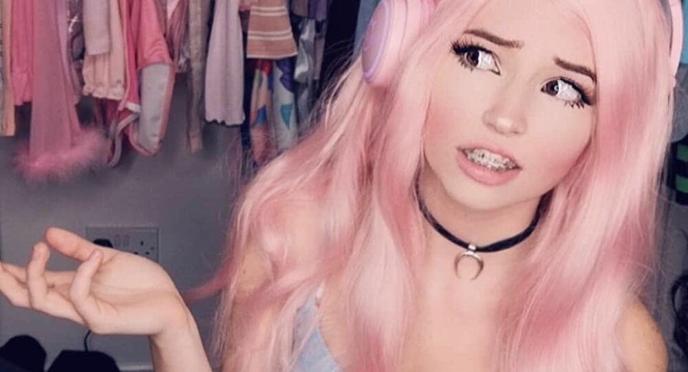 belle delphine blow - tube top tits hentais sin censura