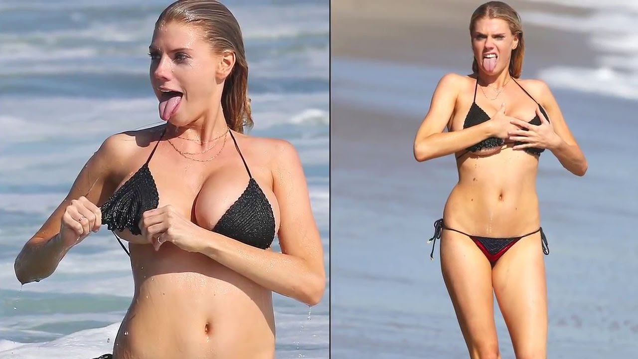 bikini top falls off - whitney williams porn amateur cum in mouth compilation