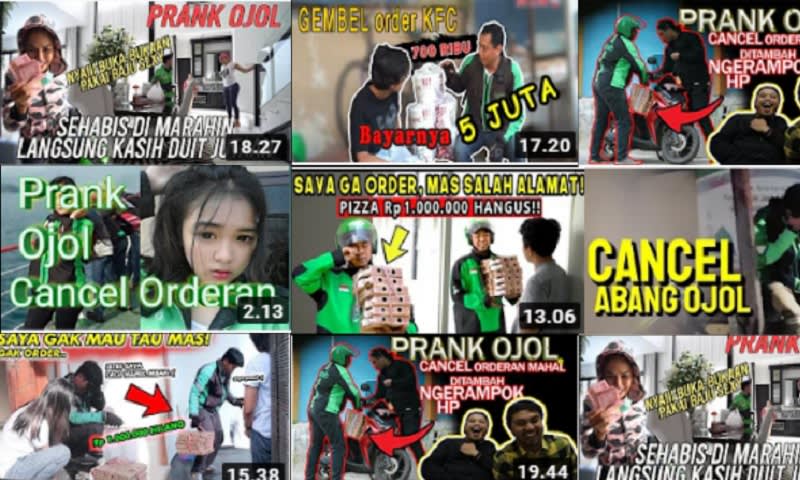 bokep indonesia prank ojol - taylor gallo leak hard missionary