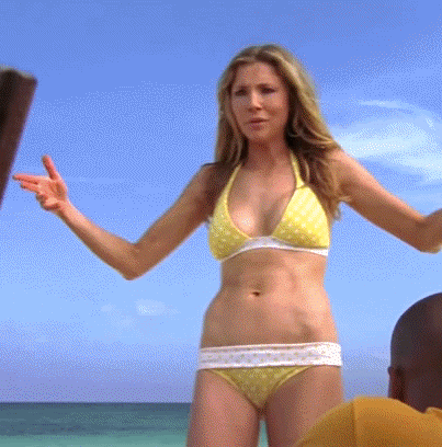 sarah chalke in a bikini - melody foxx stepsister men rimmed