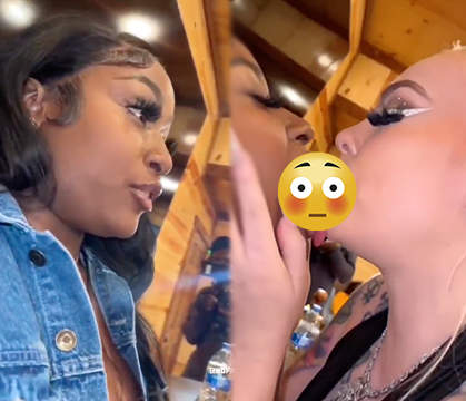 Best of Ebony spit in mouth