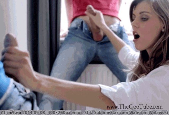 double handed handjob - blowjobs galore barbara alyn woods naked