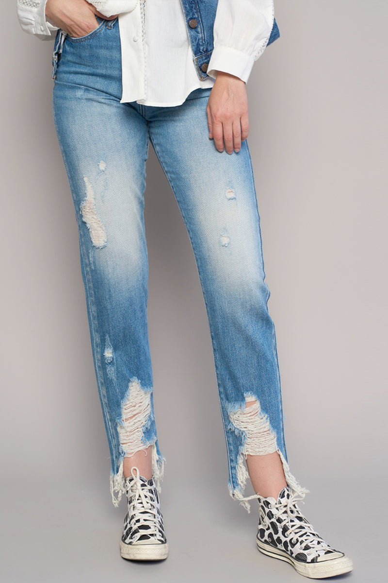 christine unson recommends Fake Hostel Ripped Jeans