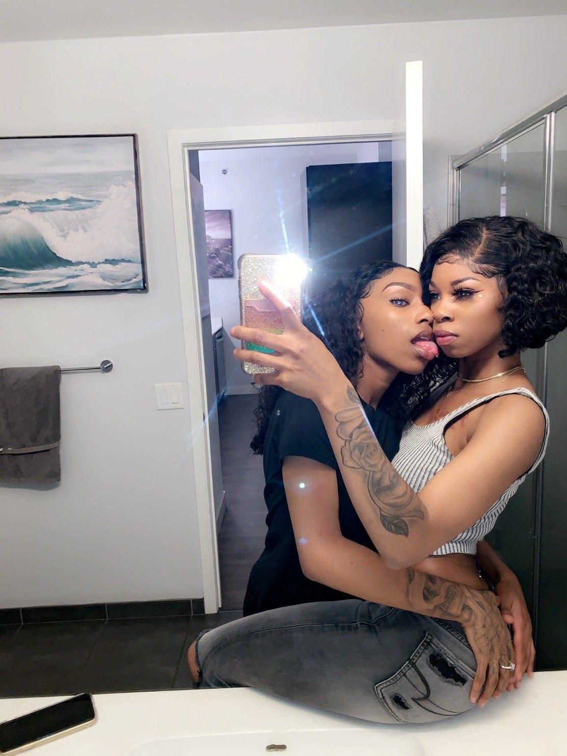ebony lesbian seduction porn - sm00ches onlyfans leaked jap handjob