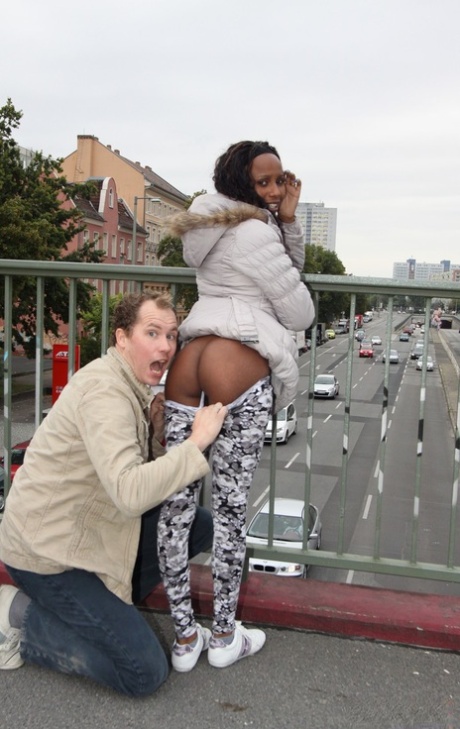 ashley sarinana recommends ebony naked in public pic