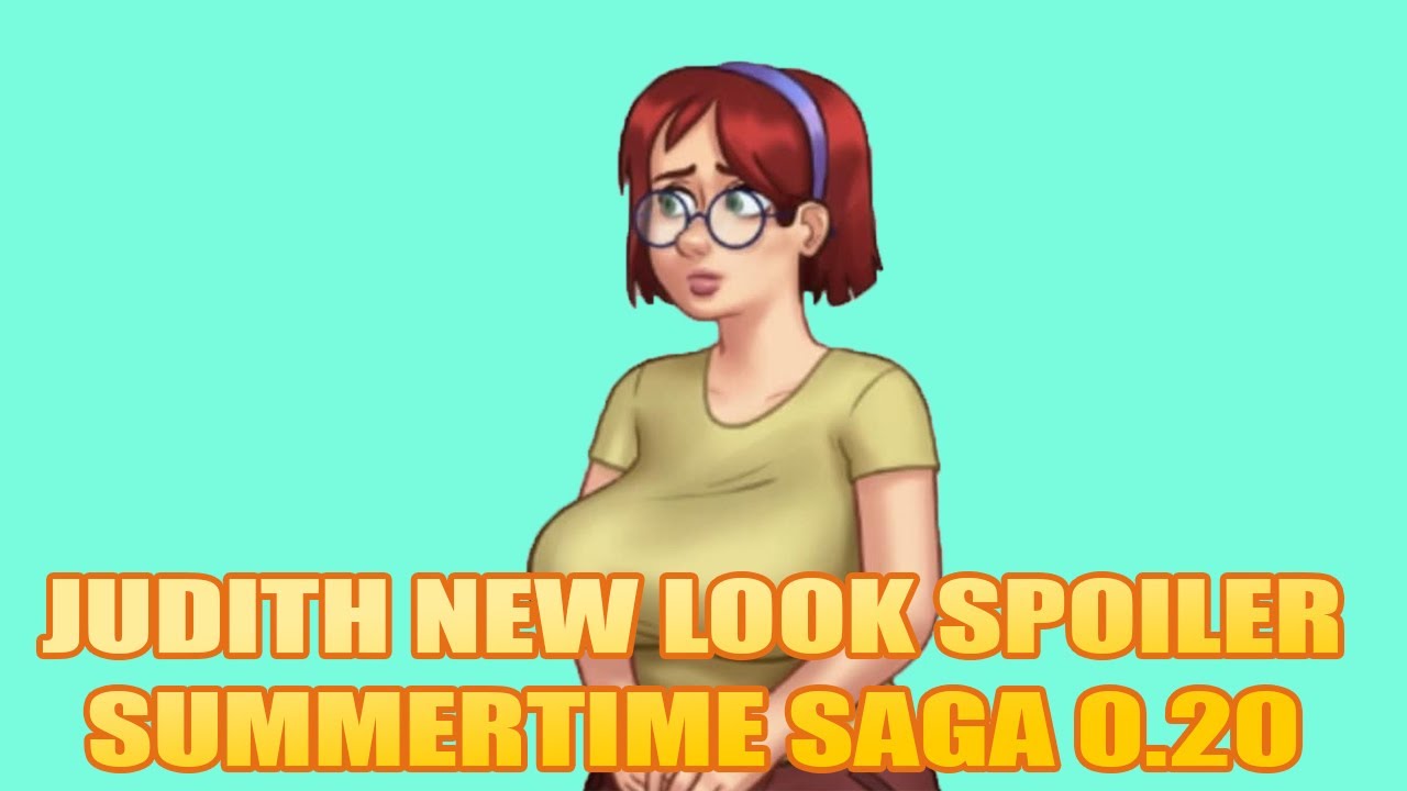 judith summertime saga - massive cock handjob gagged and vibed