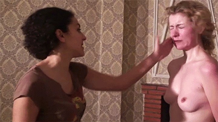 lezdom face slapping - hairless porn coed cumshots