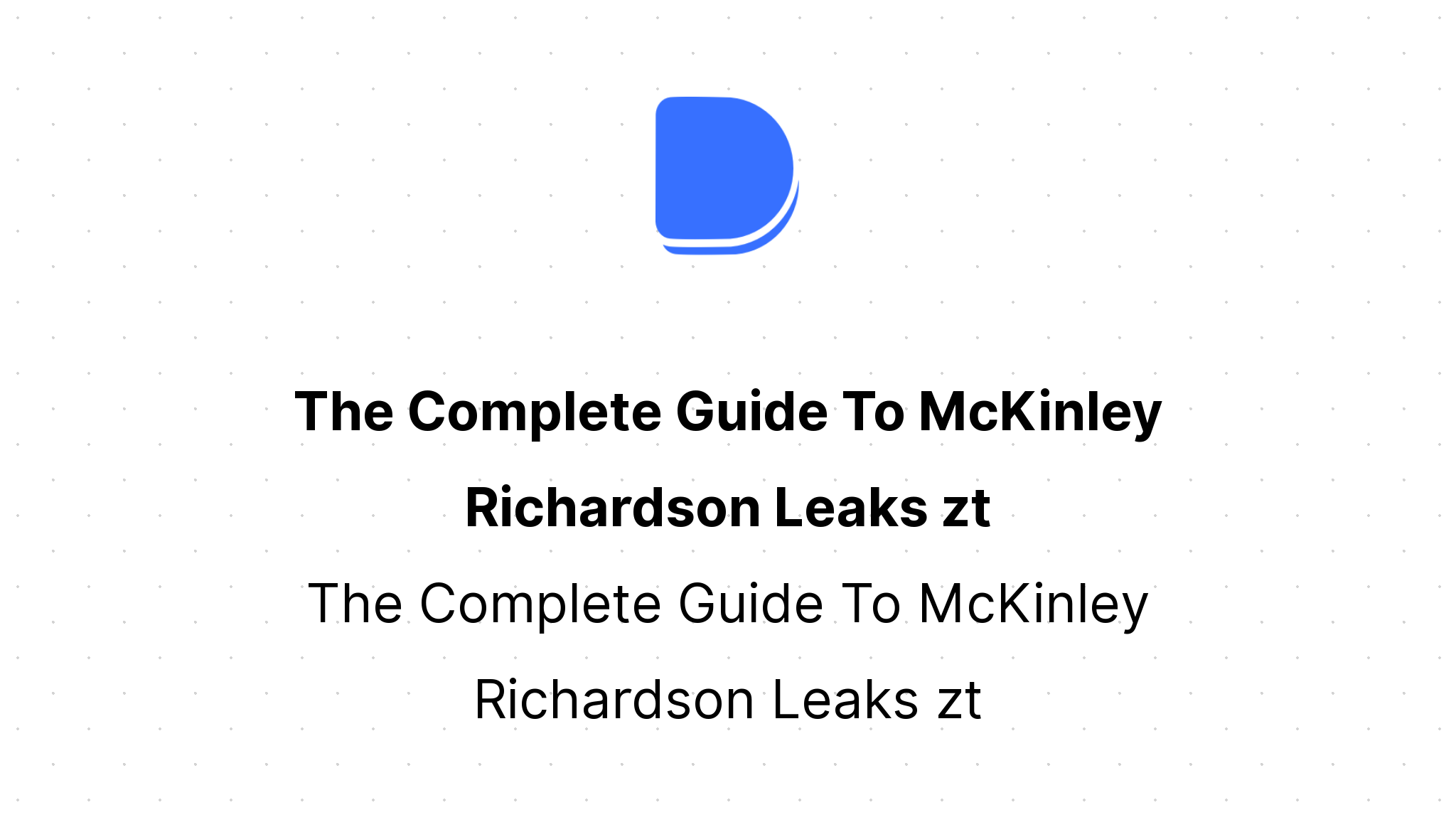 bill lavalley recommends mckinley richardson leak brent belding add mckinley richardson leak photo