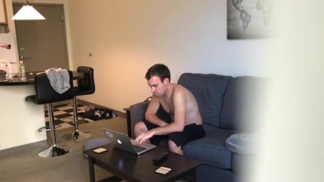 Best of Roommate caught jerking off